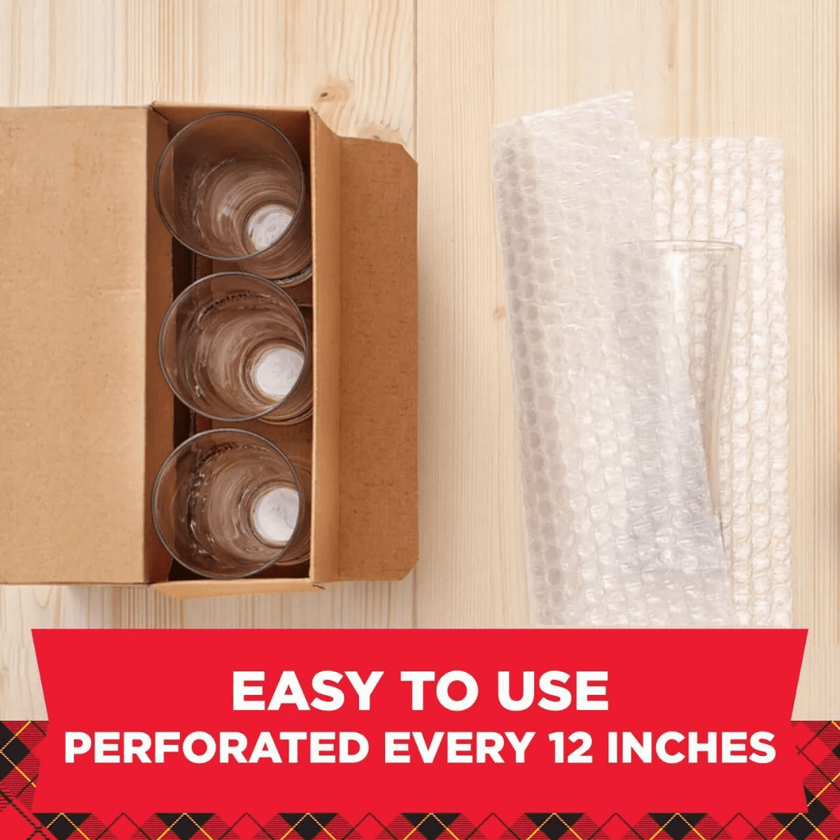 Scotch 20 Sq Ft 16" X 15' Cushion Wrap Perforated Clear - Image 5