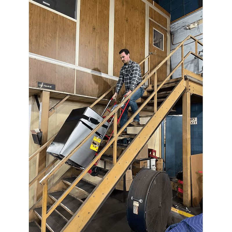 800-Lbs. Capacity 2 -Wheel Silver Aluminum Appliance Hand Truck - Image 3