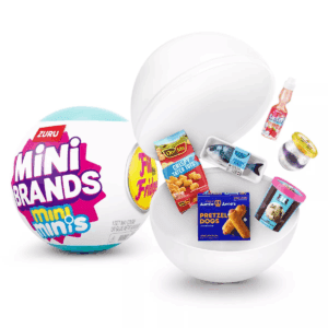 Mini Brands Fill the Fridge Mini Minis Series 1: Plastic Mini Figures Set, Includes 5 Figures