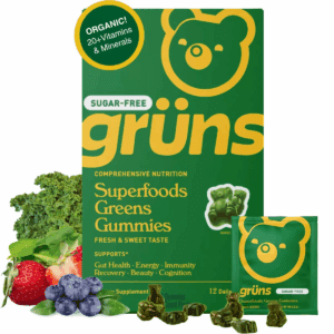 Grüns Adult Sugar-Free Superfoods Greens Gummies - 96Ct/12 Servings