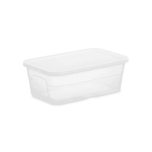 6Qt Clear Storage Box White - Brightroom™