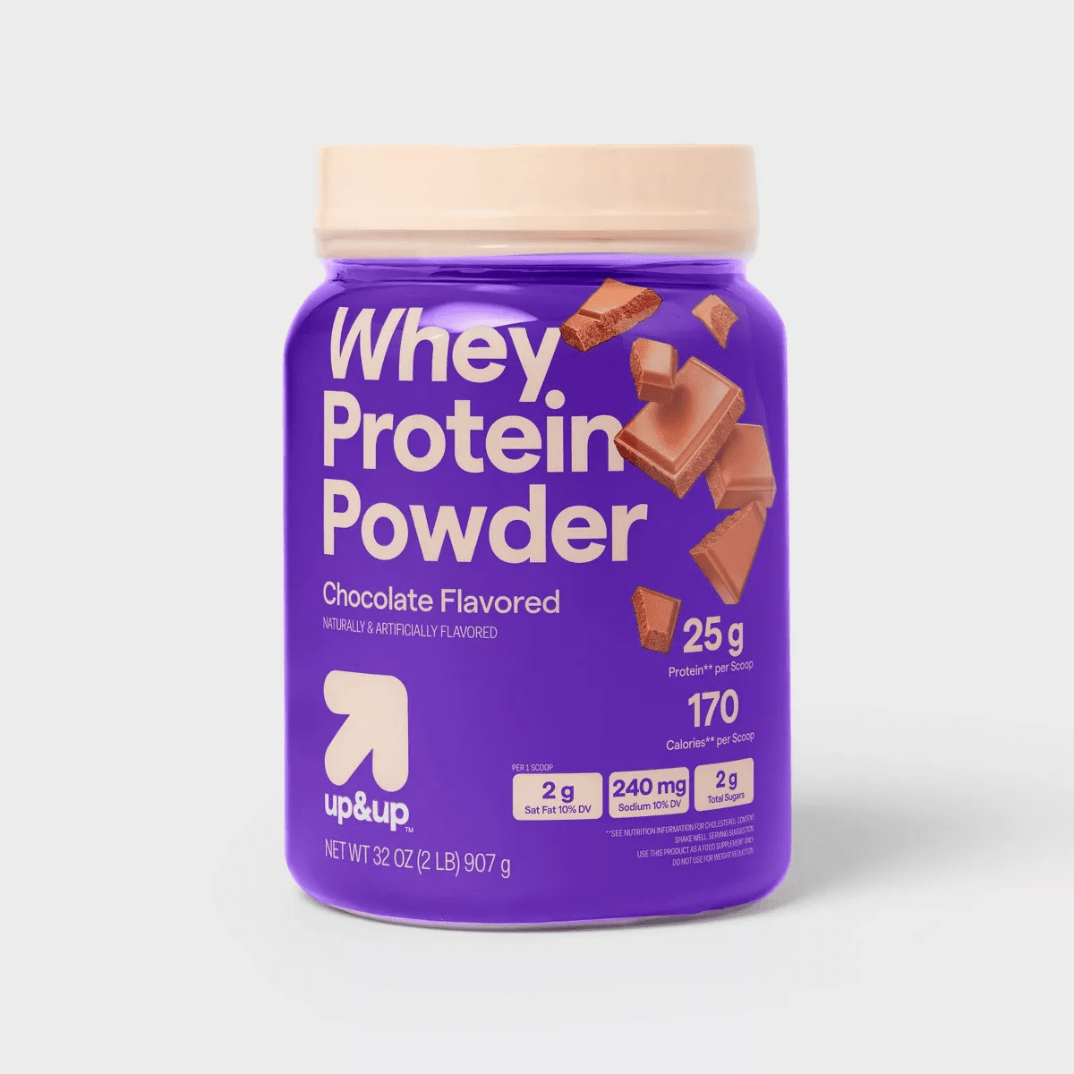 Whey Protein Powder - Chocolate - Up&Up