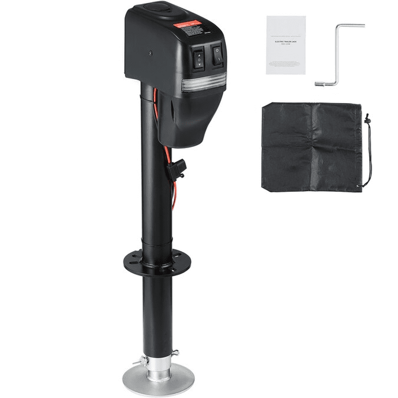 Black 1.81-Ton Steel Electric Forklift Jack - Image 10