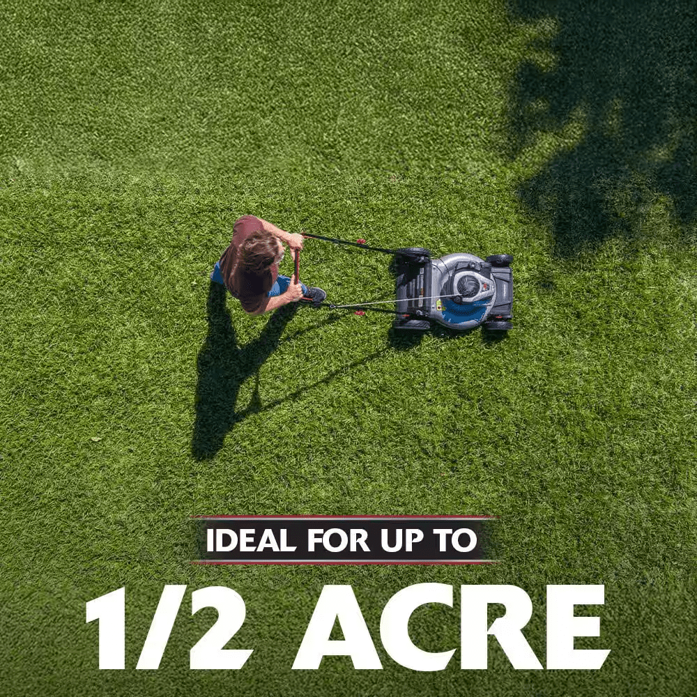 21 In. 140 Cc Briggs and Stratton Walk behind Gas Push Lawn Mower with Height Adjustment and with Mulch Bag - Image 3