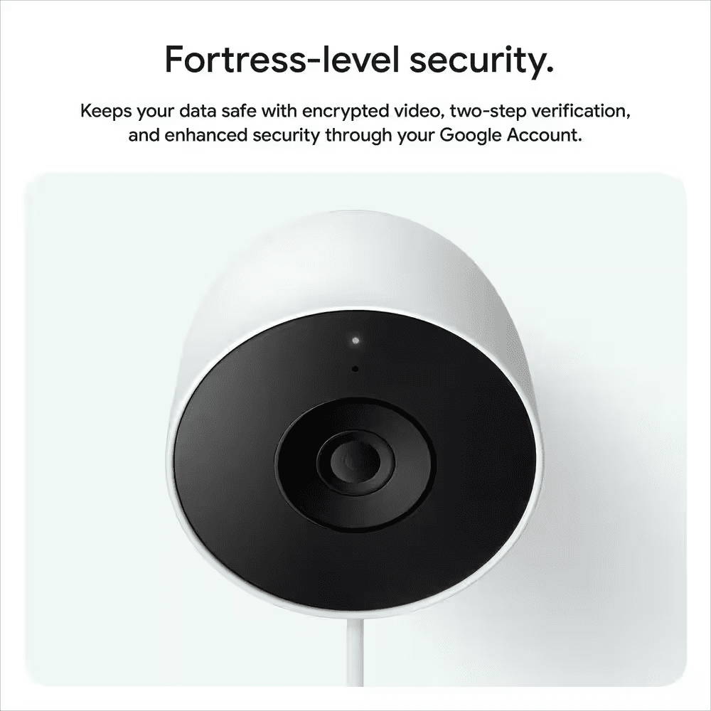 Nest Outdoor Security Camera (Wired, 2Nd Gen) - Snow - Image 7