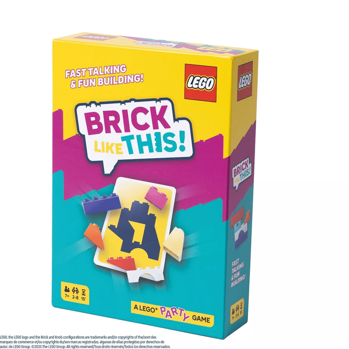 Asmodee Brick like This Board Game: Party Game, 2-8 Players, 15-Minute Play, Problem Solving, Includes Cards & Timer - Image 2