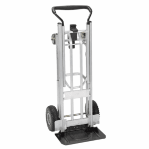 800-Lbs. Capacity 4 -Wheel Black Steel 4 in 1 Convertible Hand Truck