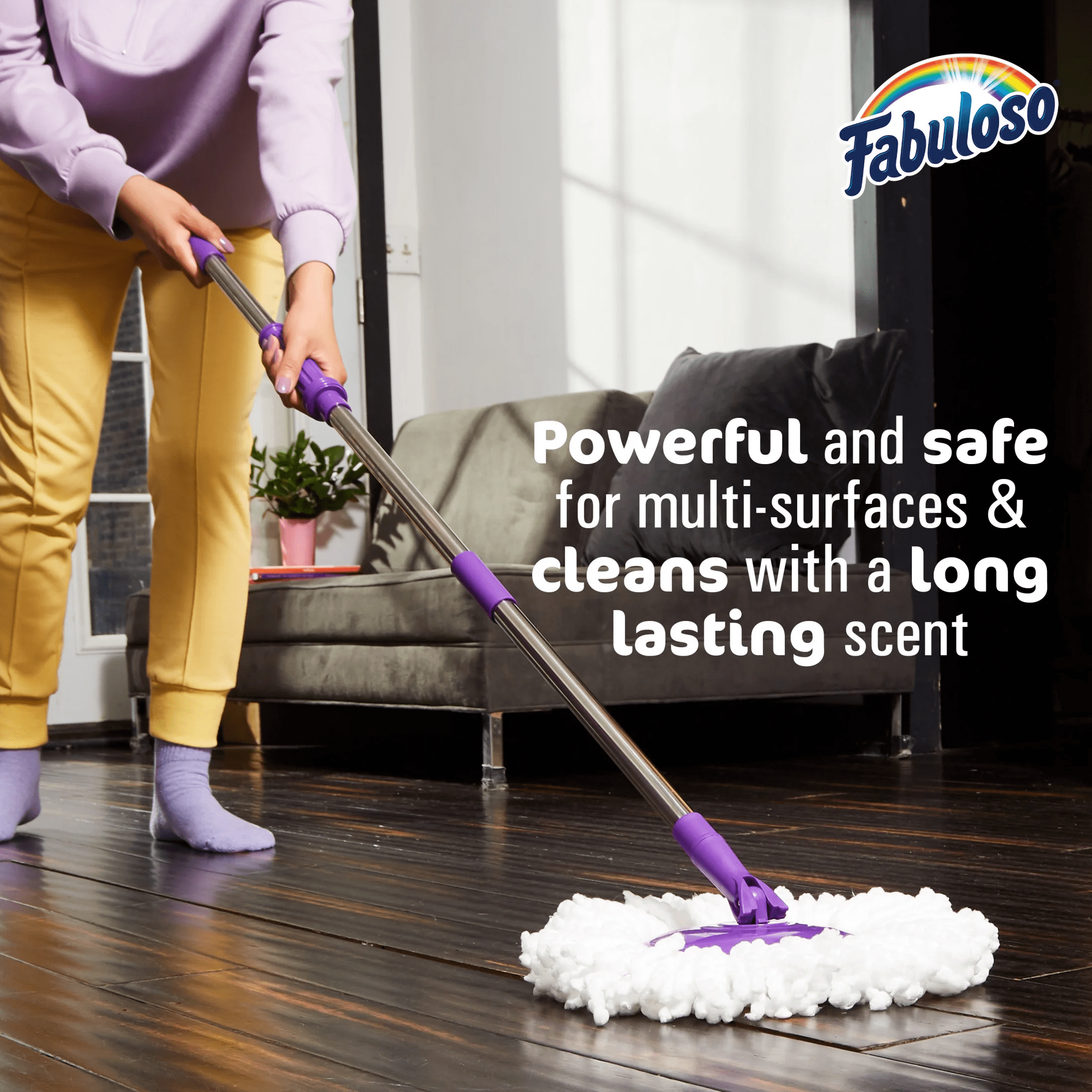 Multi-Purpose Cleaner & Floor Cleaner 2X Concentrated, Lavender - 56 Fl Oz - Image 2