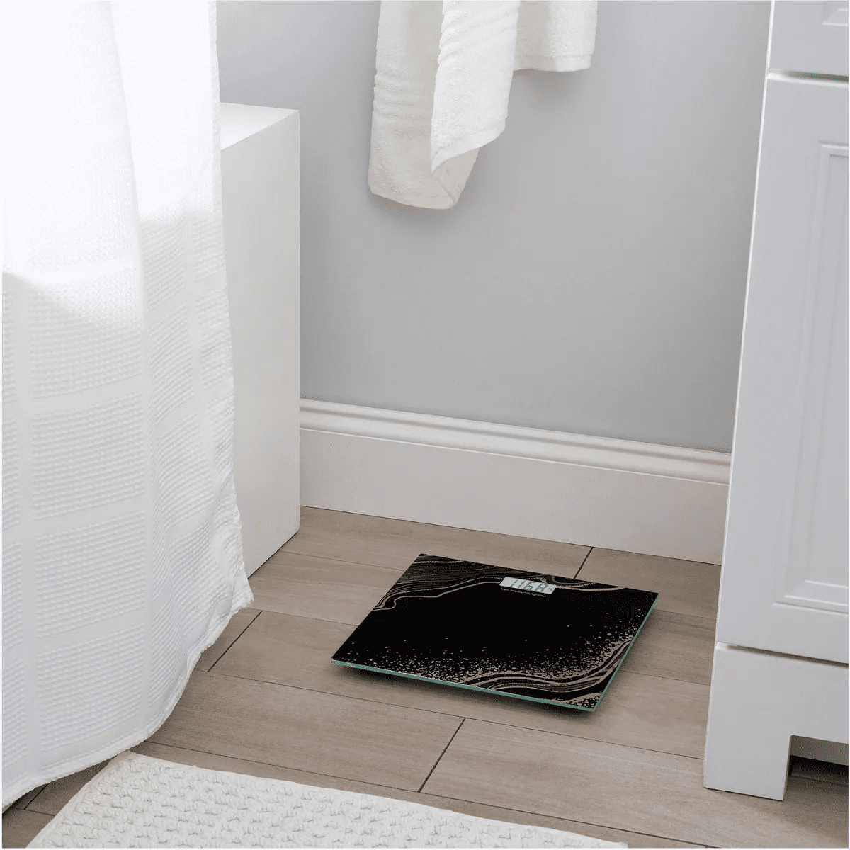 Bliss Digital Glass Body Scale Gold/Black: Precision room Scale, Adult Weight Management Tool - Image 2