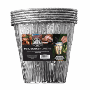 Bucket Liners 6 -Pack 6-In X 6-In W Disposable Aluminum Foil Grill Drip Cup