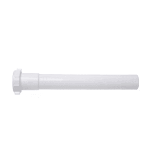 1-1/2 In. X 12 In. White Plastic Slip-Joint Sink Drain Extension Tube