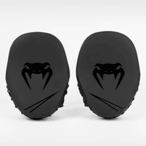 Classic Curved Punching Mitts for Boxing, MMA Muay Thai Boxing Pads for Training, Punch Focus Mitts, Hand Pads Sparring Gear, Strike Shield - Black - Unisex