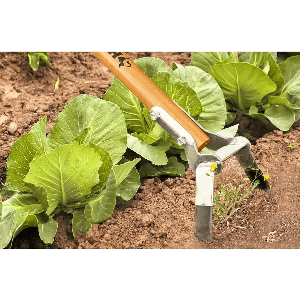 54 In. L Wood Handle Action Hoe with Grip - Image 8