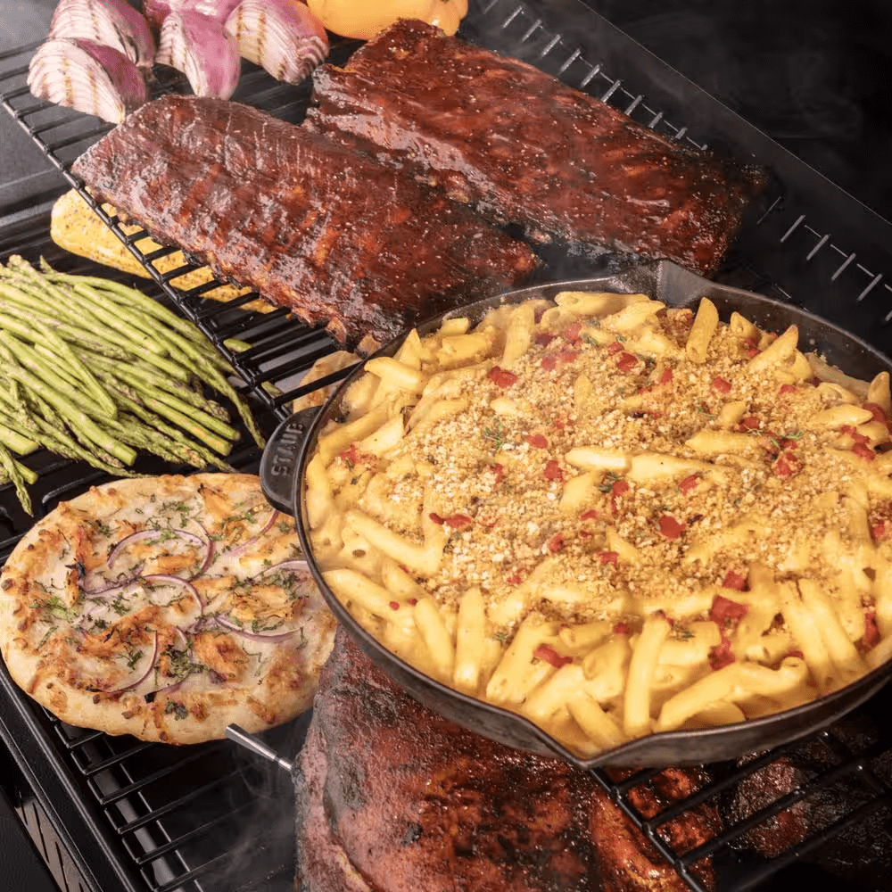 Woodridge Wi-Fi Pellet Grill and Smoker in Black - Image 2