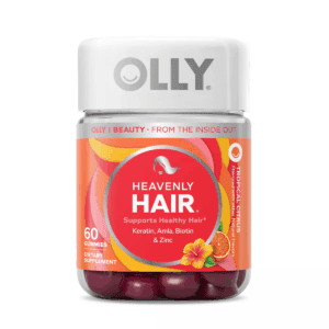 OLLY Heavenly Hair Supplement Gummies with Keratin, Amla, Biotin & Minerals - 60Ct