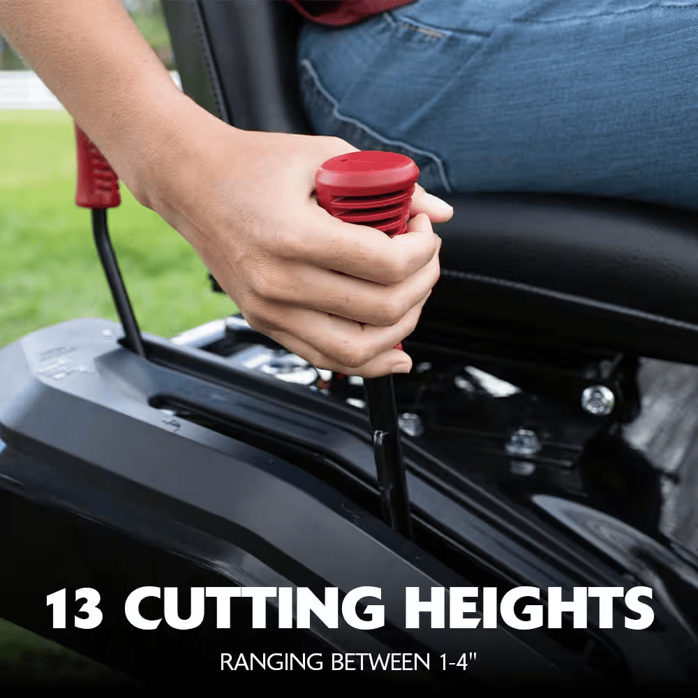 MT100 42 In. 13.5 HP 500Cc E1350 Series Briggs and Stratton Engine 6-Speed Manual Gas Riding Lawn Tractor Mower - Image 10