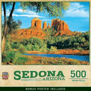 Masterpieces Sedona Arizona 500 Piece Jigsaw Puzzle for Adults - Red Rock Landscape Art
