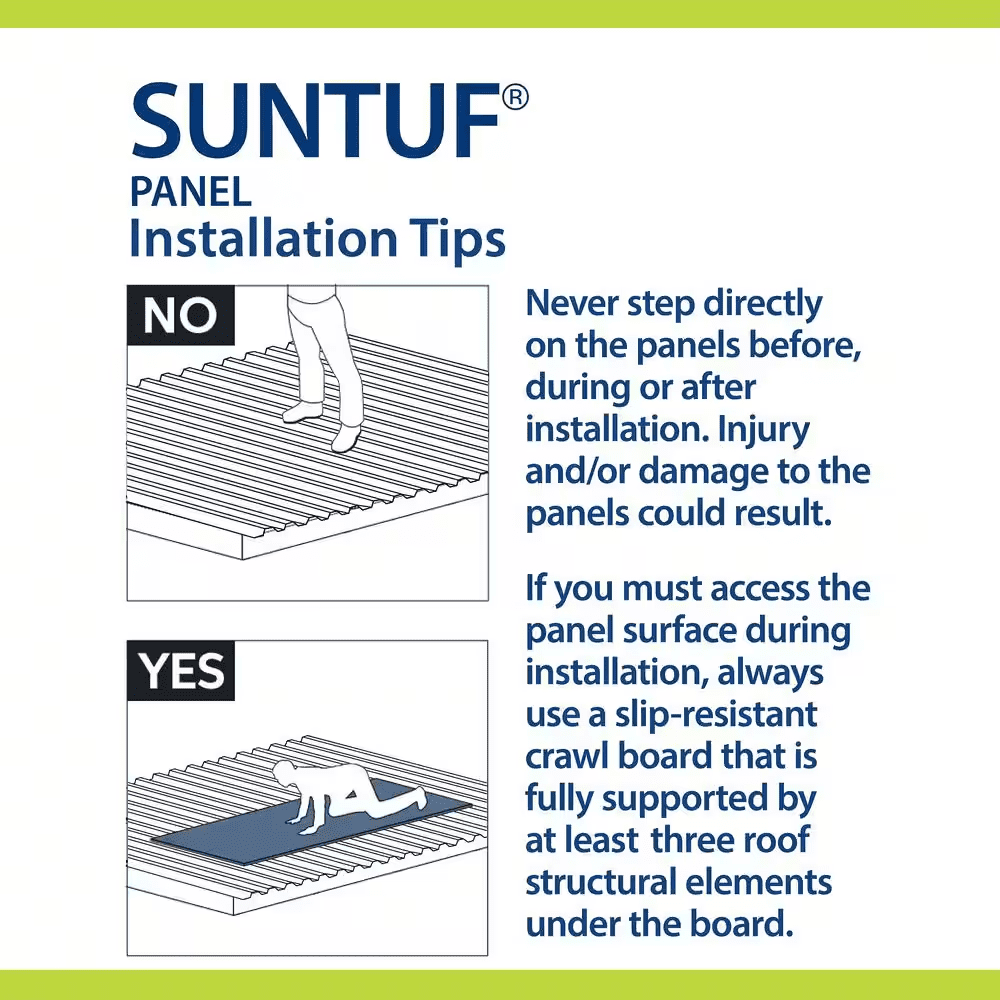 26 In. X 6 Ft. Corrugated Polycarbonate Roof Panel in Clear - Image 7