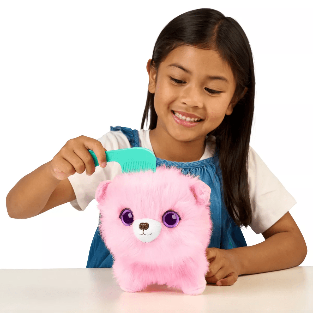 SCRUFF-A-LUVS Single Pet - Pink: Stuffed Dog, Cat, or Rabbit Toy, 8.66" Polyester Doll - Image 10