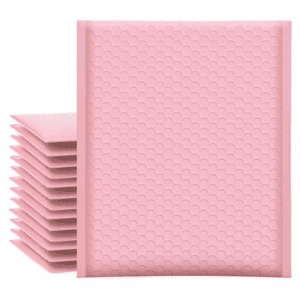 8.5 X 12 In. Poly Bubble Mailers Light Pink 25 Pack Waterproof Padded Envelopes Opaque Packaging for Shipping