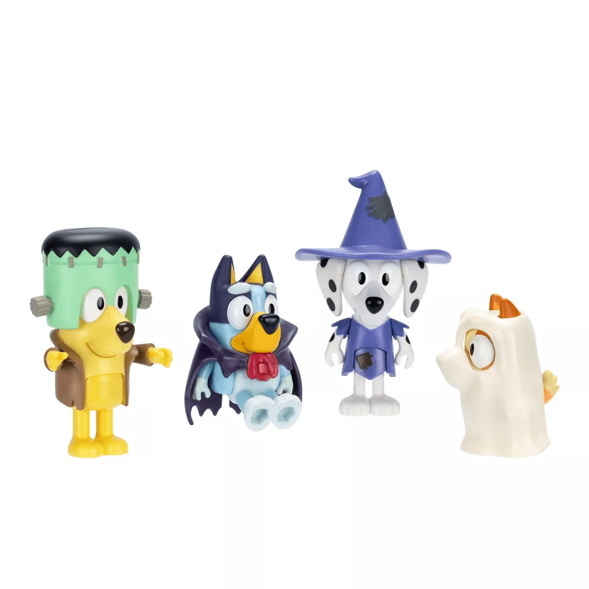 Bluey Costume Party Figures 4Pk: Articulated Plastic Mini Figurines & Bluey Toys Collection - Image 6