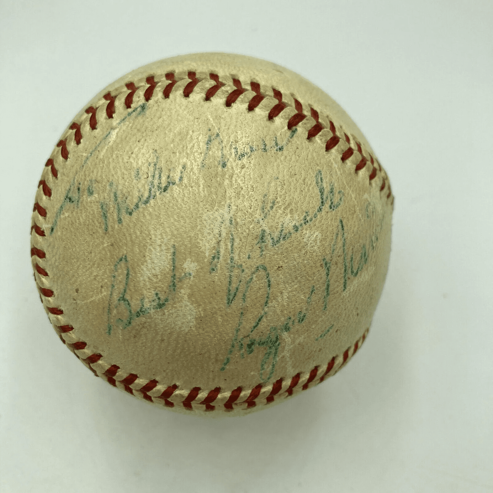 Roger Maris 60Th Home Run Signed Game Used Baseball Ties Babe Ruth PSA DNA COA - Image 3