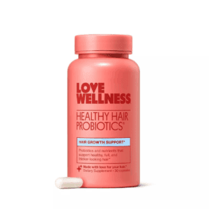 Love Wellness Healthy Hair Probiotics for Fuller and Shinier Hair - 30Ct