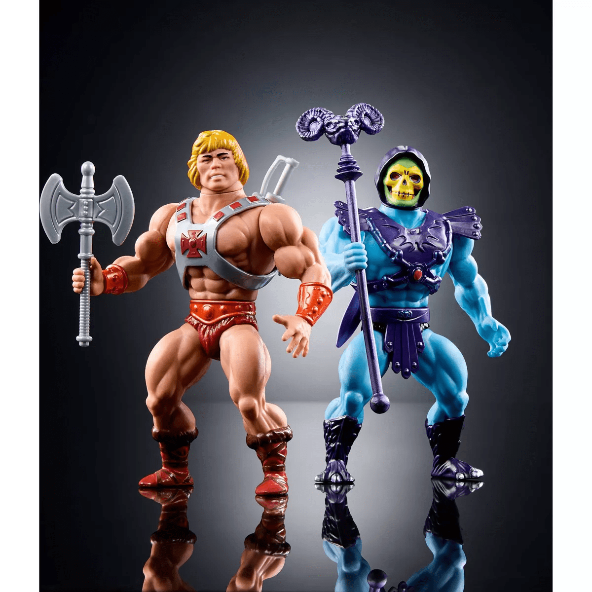 Masters of the Universe Origins Retro Punching He-Man and Skeletor 80Th Anniversary Mattel - Image 4
