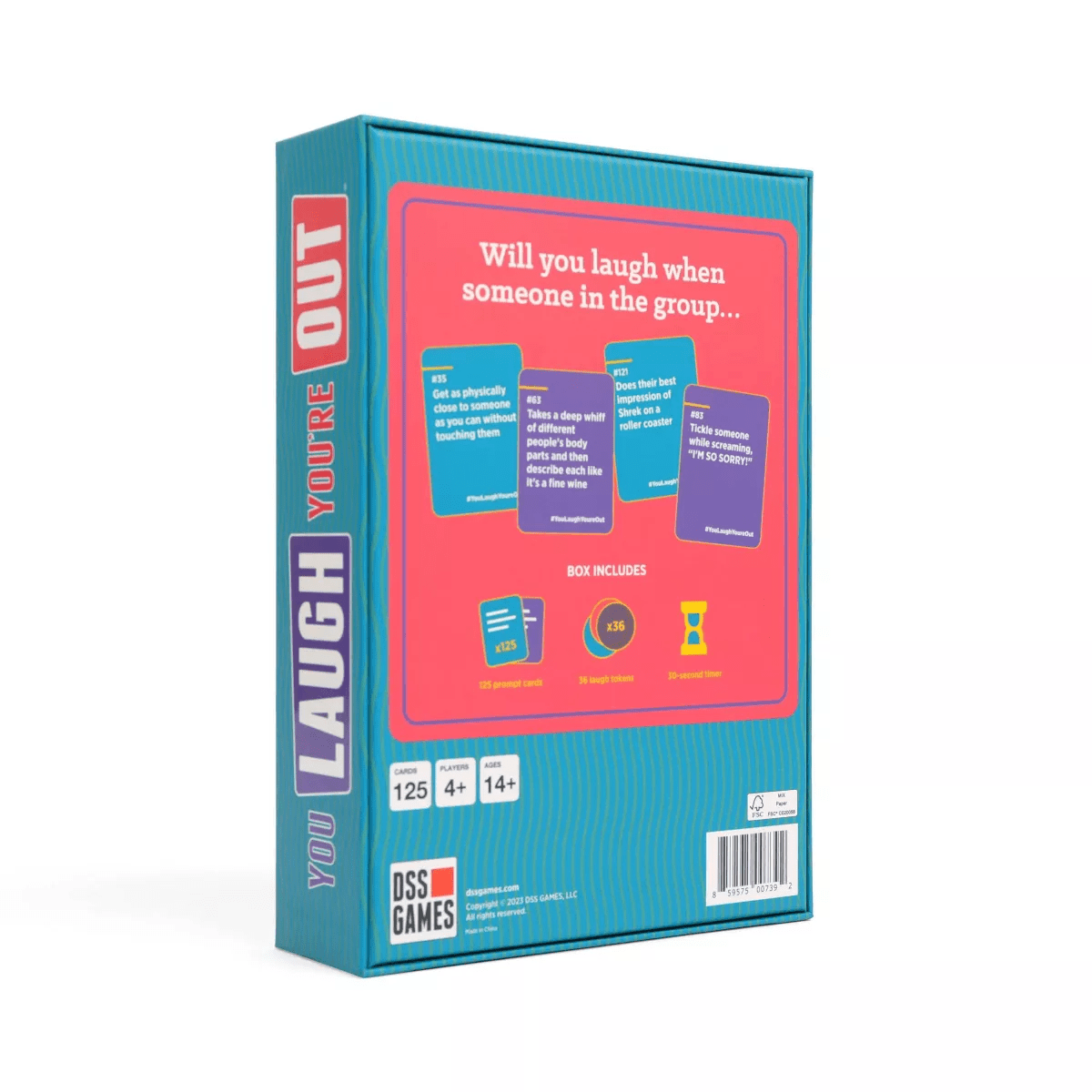 You Laugh You'Re Out Card Game: DSS Games Party Activity for 4 or More Players, Focus on Social & Language Skills - Image 4