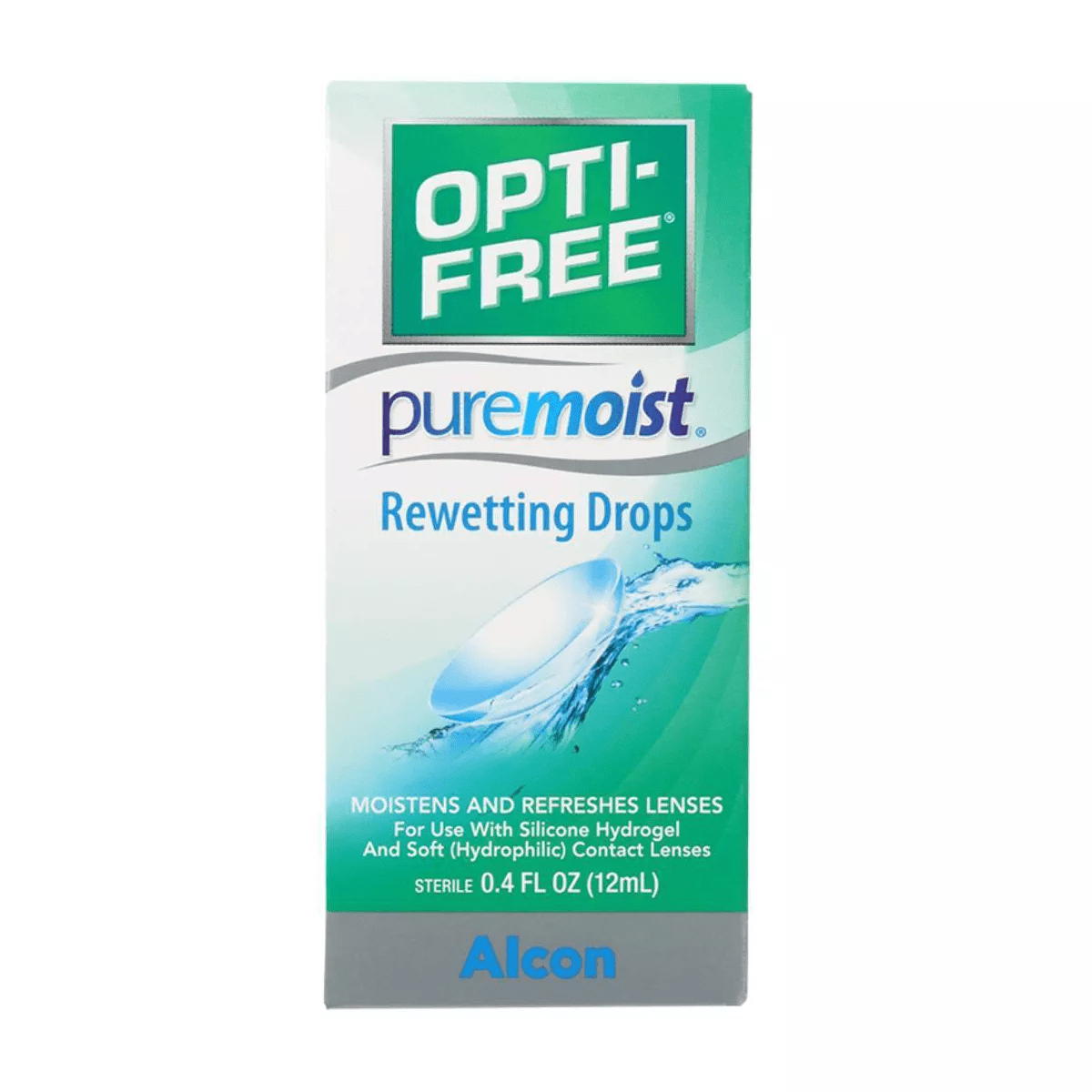 Opti-Free Puremoist Contact Lens Rewetting Drops - 0.4 Fl Oz - Image 2