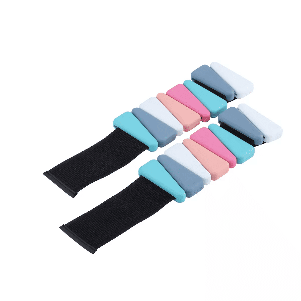 2Pk Adjustable Weights: Vivitar Ankle & Leg Weights, 2 Lbs Pair, Iron, Blue - Image 3