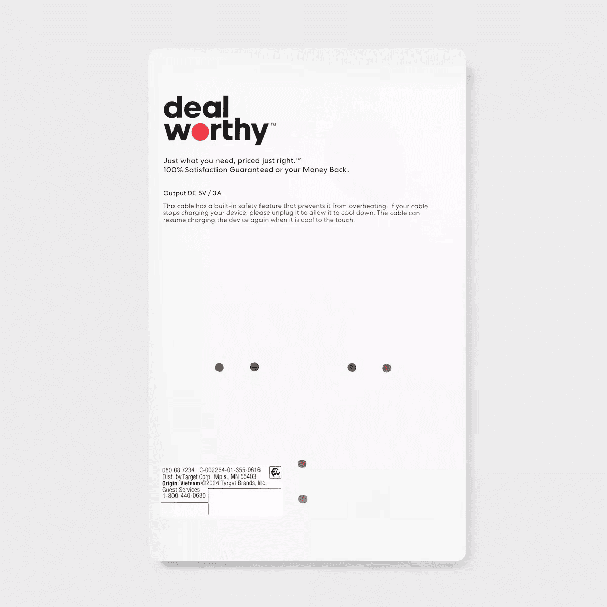 5' USB-A to USB-C Cable - Dealworthy - Image 3