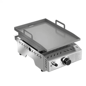 1-Burner Portable Propane Tabletop Grill in Stainless Steel