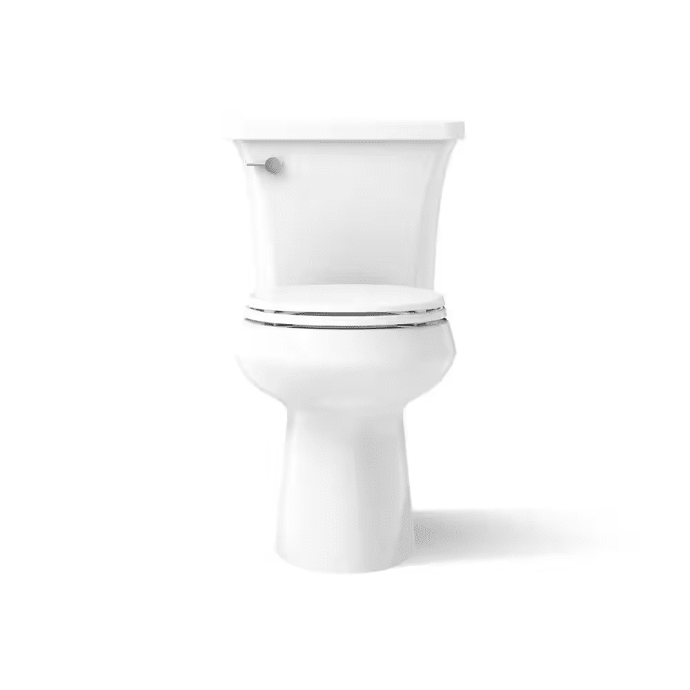 Highline Arc 12 In. Rough in 2-Piece 1.28 GFP Single Flush round Chair Height Toilet in White with Soft Close Seat - Image 11