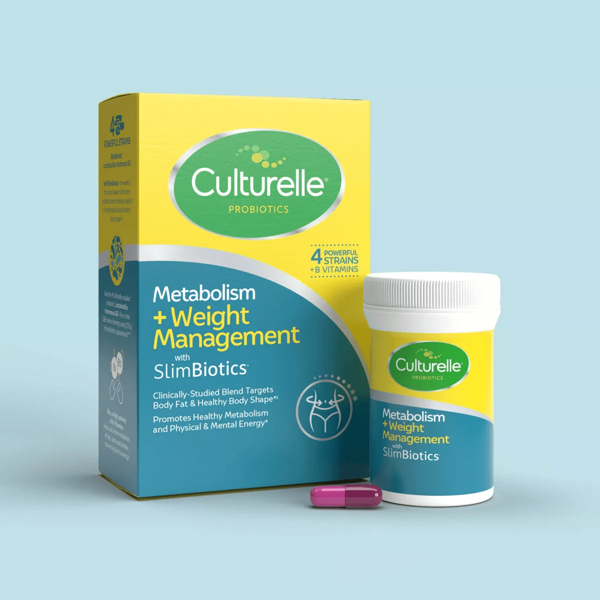 Culturelle Healthy Metabolism + Weight Management with Slimbiotics Capsules - 30Ct - Image 2