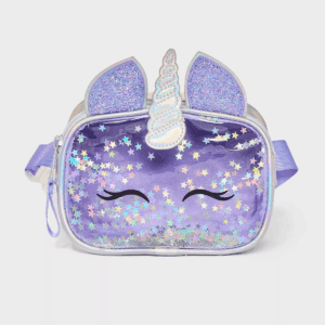 Girls' Unicorn Fanny Pack - Cat & Jackâ„¢: Shell, Zip Closure, 28" Strap, Solid Pattern