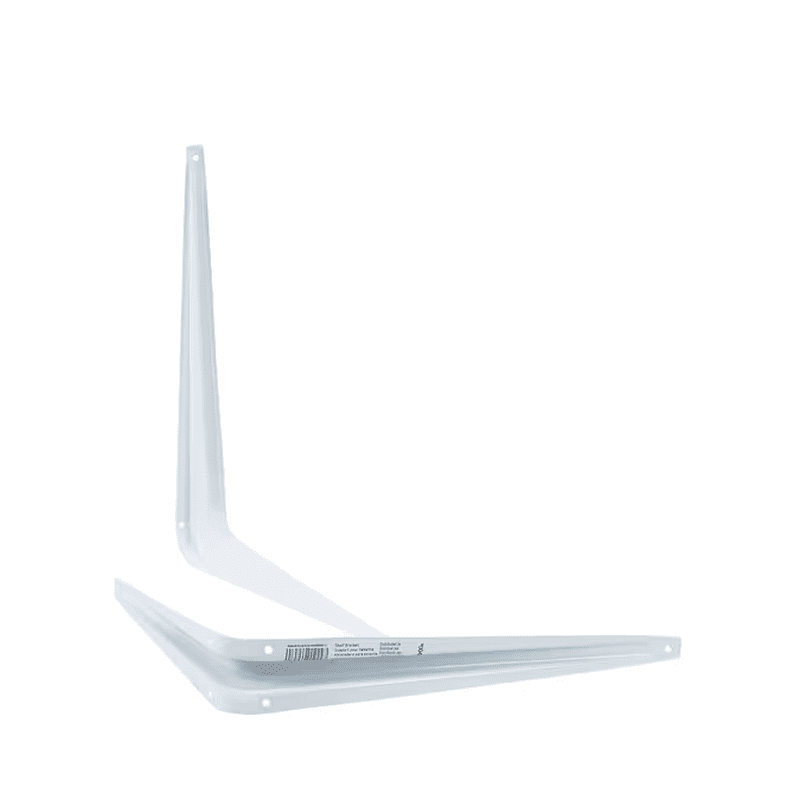 11.5-In L X 1.875-In W X 9.05-In D White Shelf Bracket - Image 3