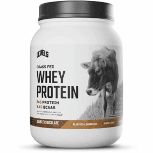 Levels Grass Fed Whey Protein Powder - Double Chocolate - 23.7Oz
