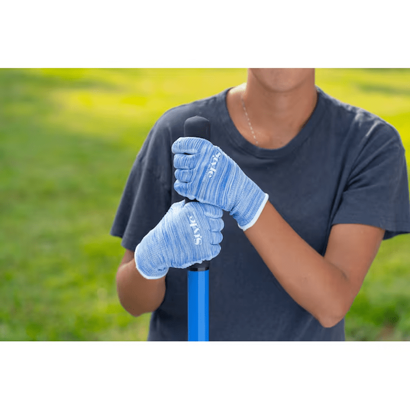 Medium Polyurethane Dipped Polyester Gardening Gloves 3 -Pairs - Image 3