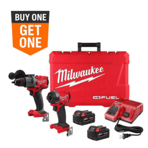 M18 FUEL 18V Lithium-Ion Brushless Cordless Hammer Drill and Impact Driver Combo Kit (2-Tool) with 2 Batteries