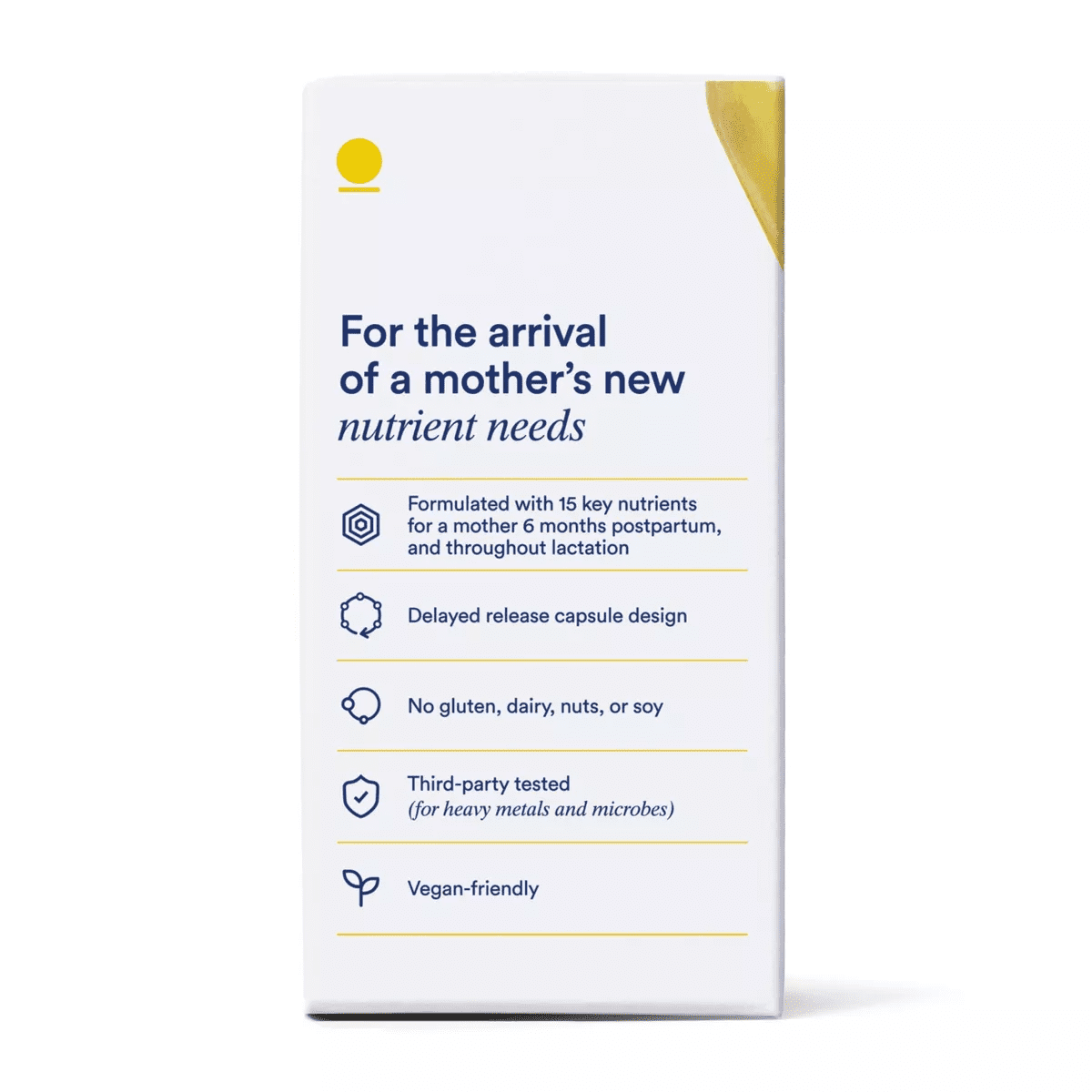 Ritual Postnatal Multivitamin with Vegan Omega-3 DHA, Choline, and Vitamins A, C, D3 and Zinc Vegan Capsules - Mint Essenced - 60Ct - Image 5