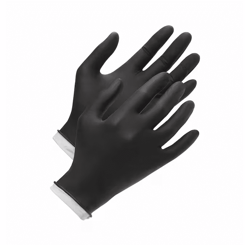 Heavy Duty One Size Fits All 100 -Count Textured -Grip Nitrile Disposable Cleaning Gloves 50 -Pairs - Image 7