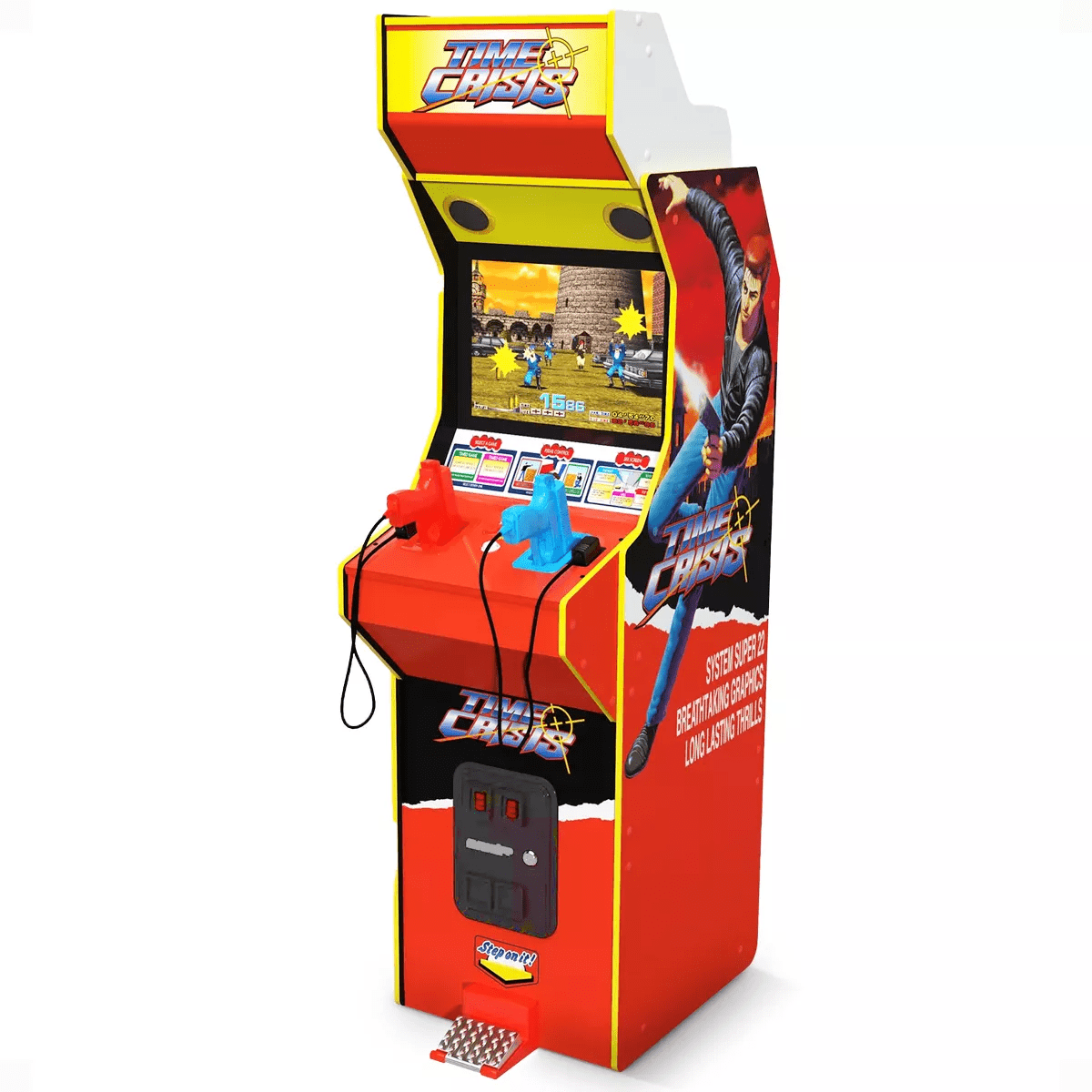 Arcade1Up 17" Screen Multiplayer Arcade Machine W/ Stand up Cabinet - Image 8