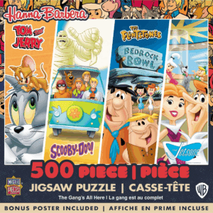 Masterpieces Hanna-Barbera - Classics 500 Piece Jigsaw Puzzle for Adults