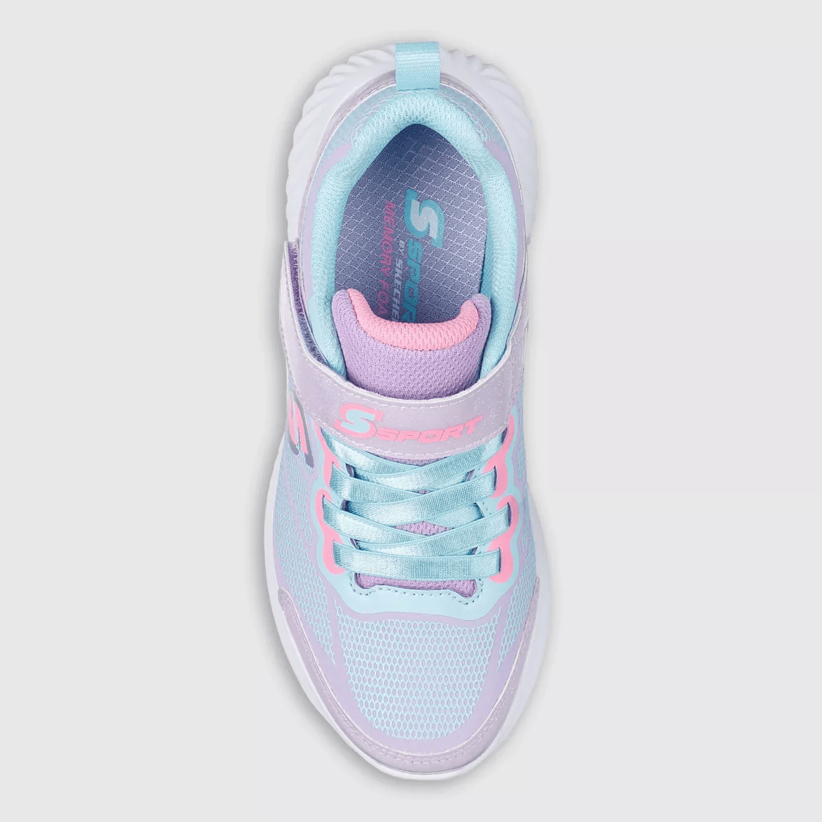 S Sport by Skechers Kids' Karlie Sneakers - Periwinkle Blue - Image 3