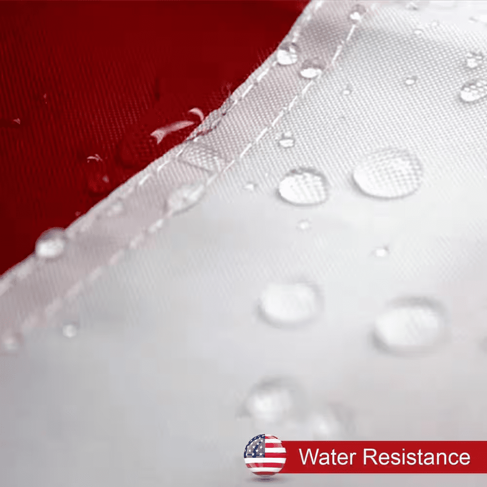 6 Ft. X 4 Ft. American Flag Outdoor Heavy-Duty Embroidered Stars USA Flag Sewn Stripes Fade Resistance Brass Grommets - Image 3