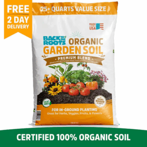 Organic Garden Soil (1 Cu.Ft.) Peat-Free, Blended with Organic Fertilizer