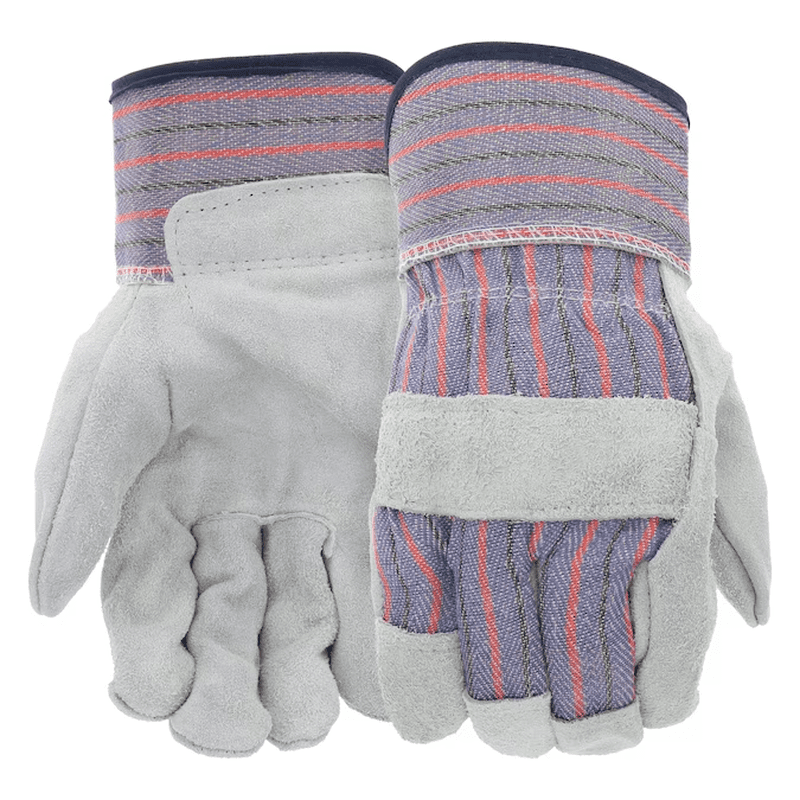 Large Leather Construction Gloves 1 -Pairs