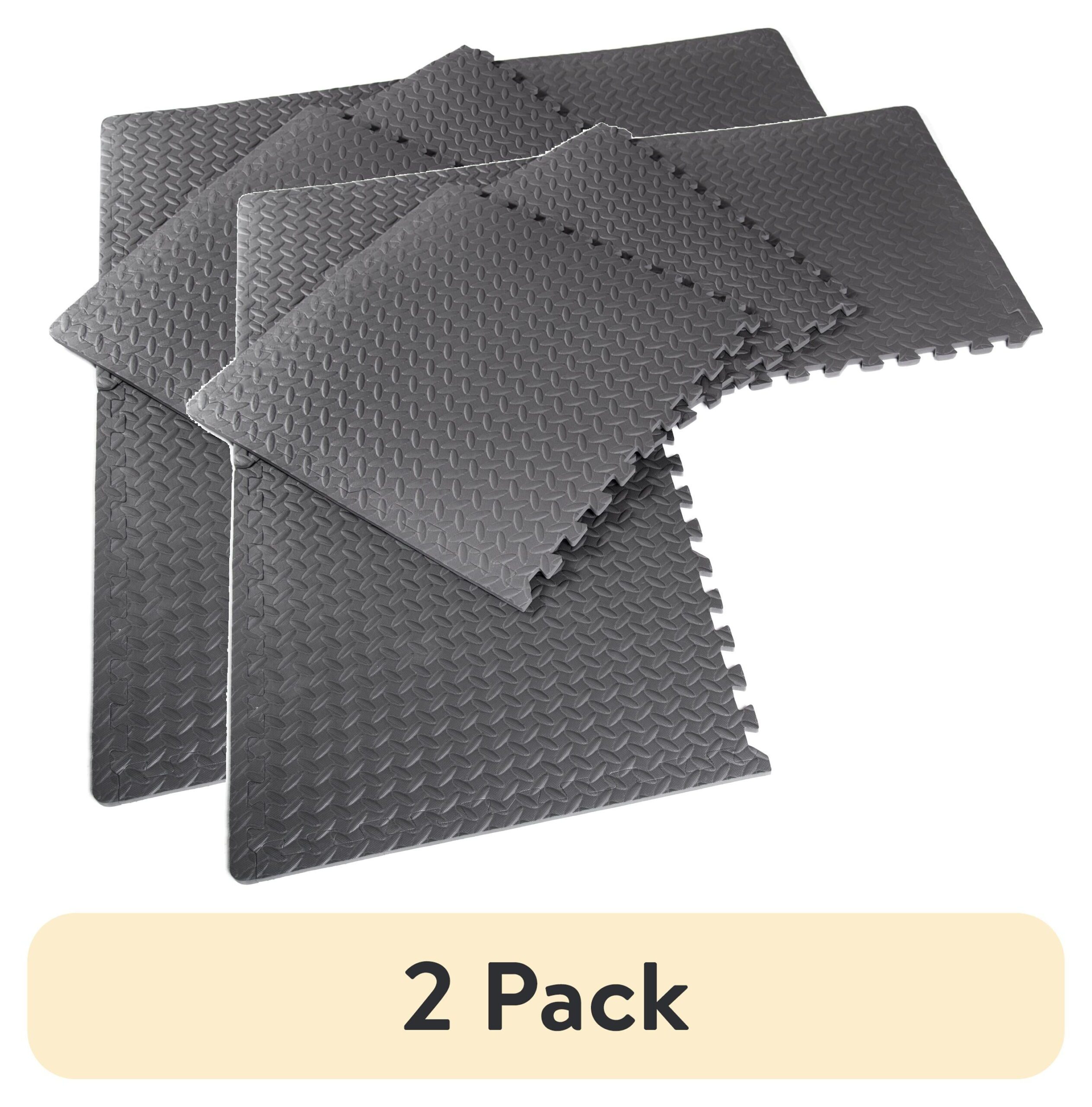22.3" X 22.3" Gray Foam Interlocking Floor Mats, 6 Piece - Image 9
