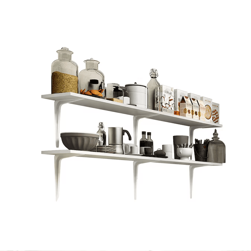 13.5-In L X 1.875-In W X 11-In D White Shelf Bracket - Image 7